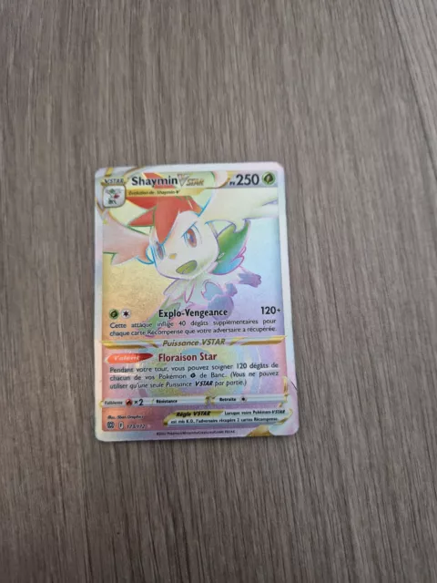 carte pokemon shaymin Vstar 173/172