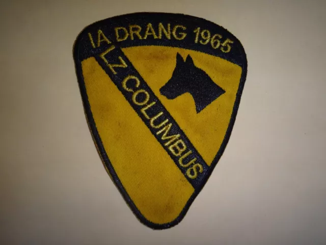Vietnam Guerra Toppa US 1st Cavalleria Lz Columbus Battle Di Ia Drang 1965
