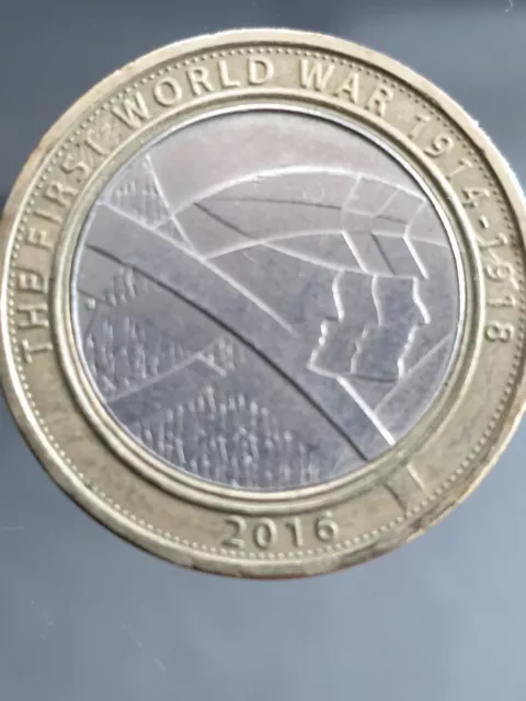 2 Pound Coin,The First World War, 1914-1918 2016 Edition Rare