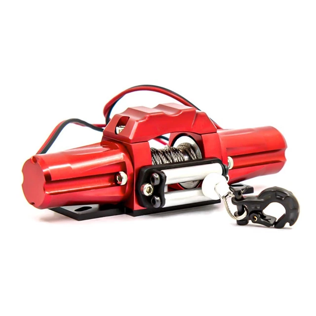 Verricello Automatico RC VGEBY In Metallo A Doppio Motore - Con Telecomando E Ricevitore - Per Auto Traxxas (Tipo B) E Modellismo