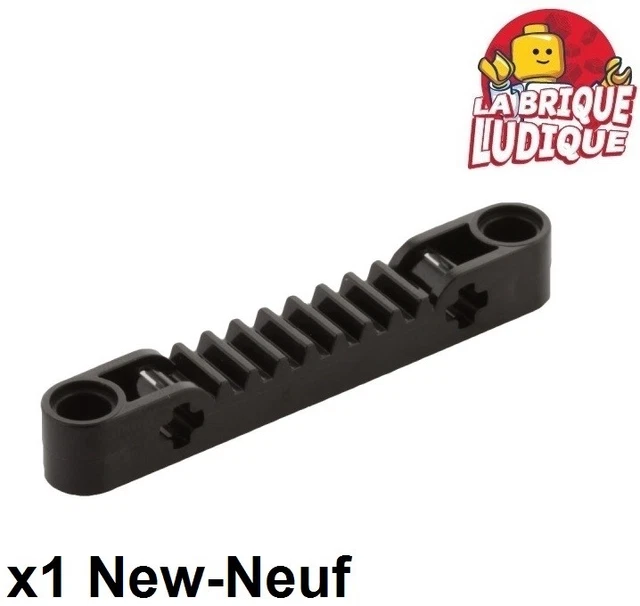 LEGO TECHNIC 1X Rack and Pinion Steering Gear Rack 1x7 Black/Black