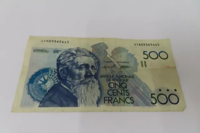 500 Belgische Franken Schein -Cinq Cents Francs - Banque Nationale De Belgique