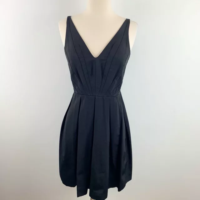 Z Spoke By Zac Posen V-Neck Sleeveless Black Dress, Size 4