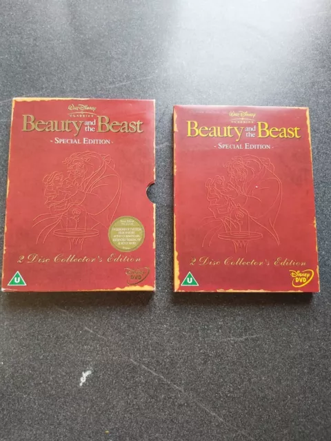 Disneys Beauty and The Beast DVD 2 disc collectors special edition Disney film