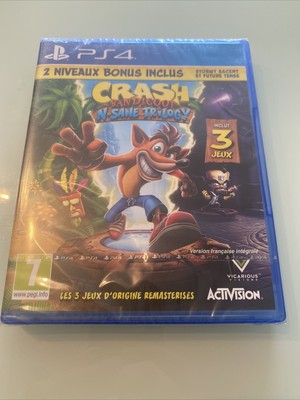 sur Xbox One NEUF sous Blister VF Jeu Crash Bandicoot N.Sane Trilogy 