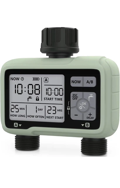 Timer Irrigazione Centralina Irrigazione Giardino  Automatico Programmatore
