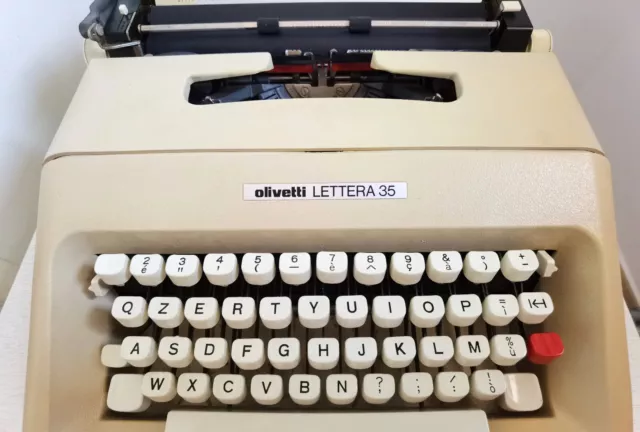 Macchina da scrivere OLIVETTI LETTERA 35 - con custodia originale