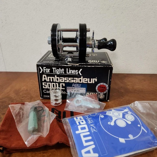 ABU AMBASSADEUR 5001C Vintage Fishing Reel 1987-88 Model