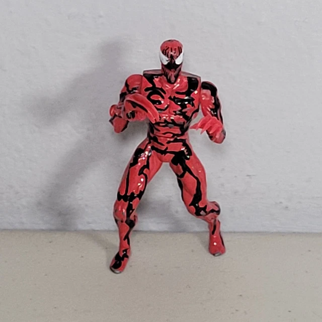 Carnage 1994 Marvel Toybiz 2.5" Die-Cast Metal Action Figure Web Of Steel VTG