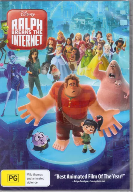 Ralph Breaks The Internet DVD NEW Region 4 Disney