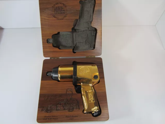 MAC TOOLS 1/2" drive Impact Dale Earnhardt collectible 24k Gold plated **B15**
