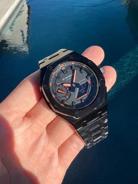 Casio G-Shock GA2100 Custom Orange Et Noir - Neuf Avec étiquettes - Japon