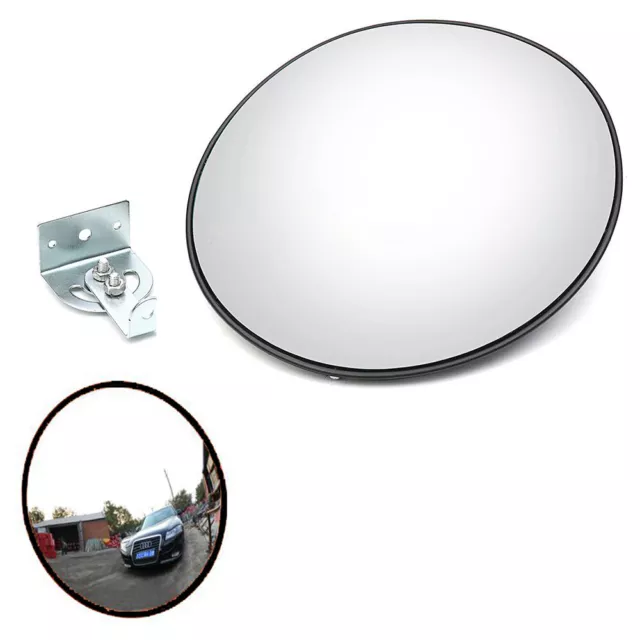 30cm Wide Angle Road Traffic Convex Mirror Driveway Corner Blind Spot Security