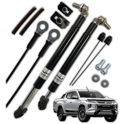 GRUNT 4X4 TAILGATE STRUT KIT SLOW DOWN EASY UP for a MR TRITON 2019 ONWARD
