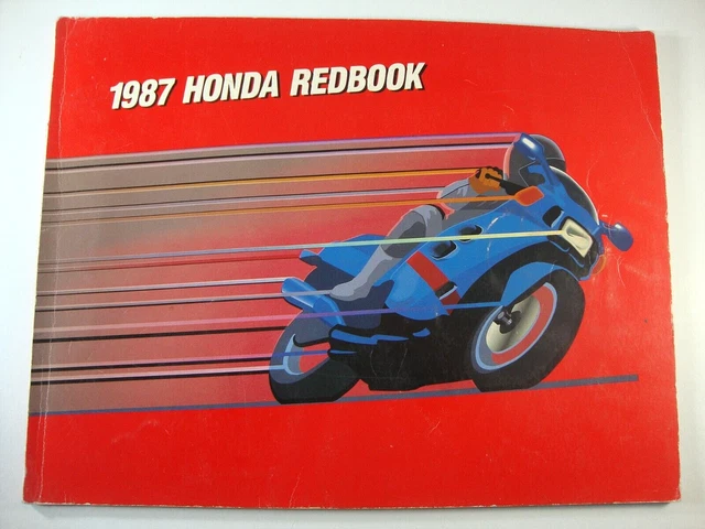 1987 HONDA Z50R Fat Cat Reflex CR500R XL250R XR600R Shadow Magna REDBOOK Manual 1987 HONDA Z50R Fat Cat Reflex CR500R XL250R XR600R Shadow Magna REDBOOK Manual