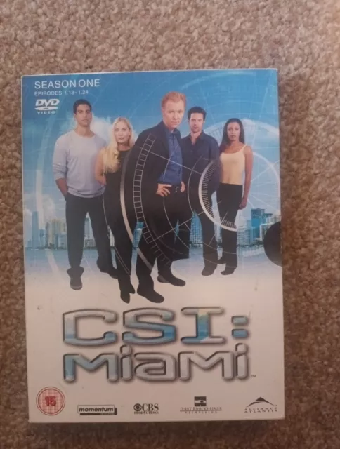 CSI Miami Season 1 Episodes 1.13-1.24 Boxset DVD