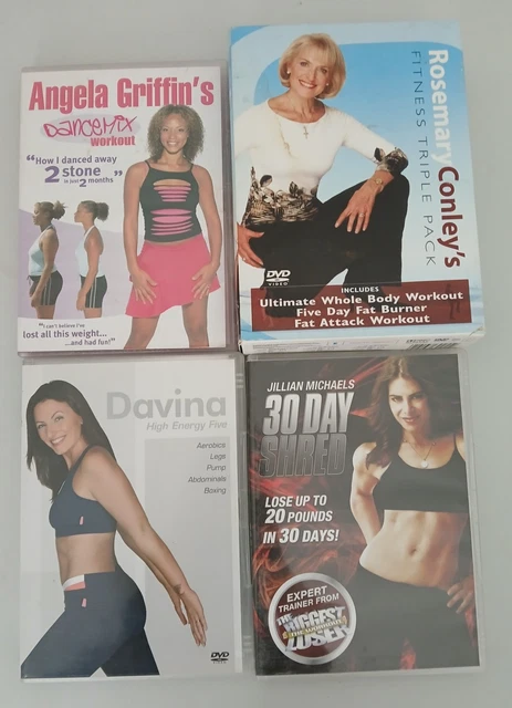 WORK OUT FITNESS DVD Bundle Davina McCall, Rosemary Conley etc £1.17 ...