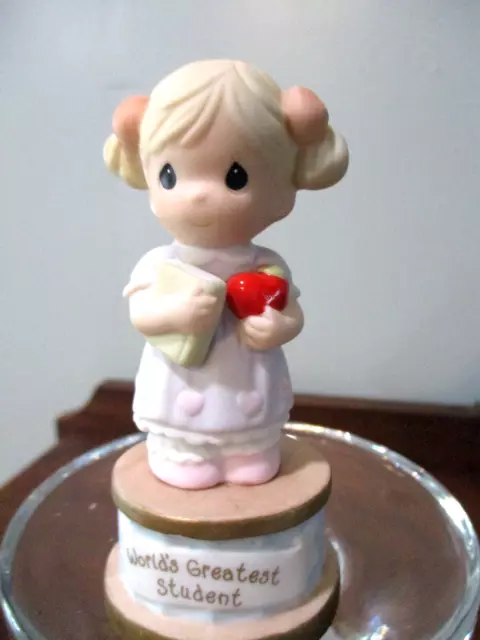 Precious Moments by Enesco #491616- 4'' World's Greatest Student 1998 figurine