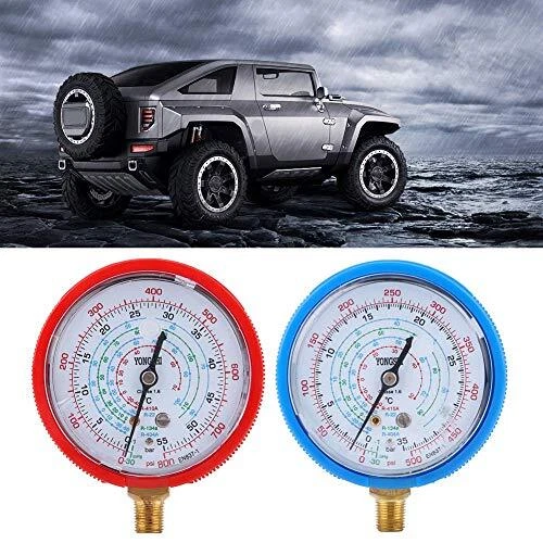 10Pcs Refrigerant Low and High Pressure Gauge Kit for 1 Pair of Air