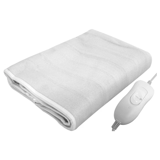 Elektrische Heizdecke 60 Watt 150 x 80 cm mit 3 Wärme- Stufen Wärmedecke Decke
