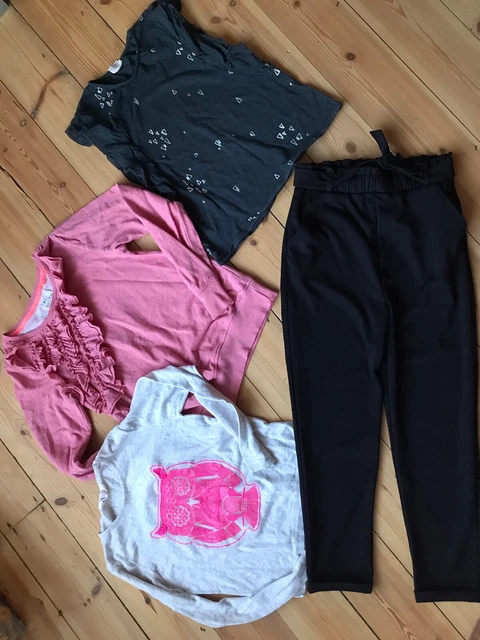 Girls Bundle Age 9-10 jumper Next H&M top Zara black trousers