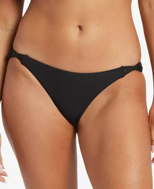 Volcom BLACK Simply Seamless Hipster Bikini Swim Bottom, US Small