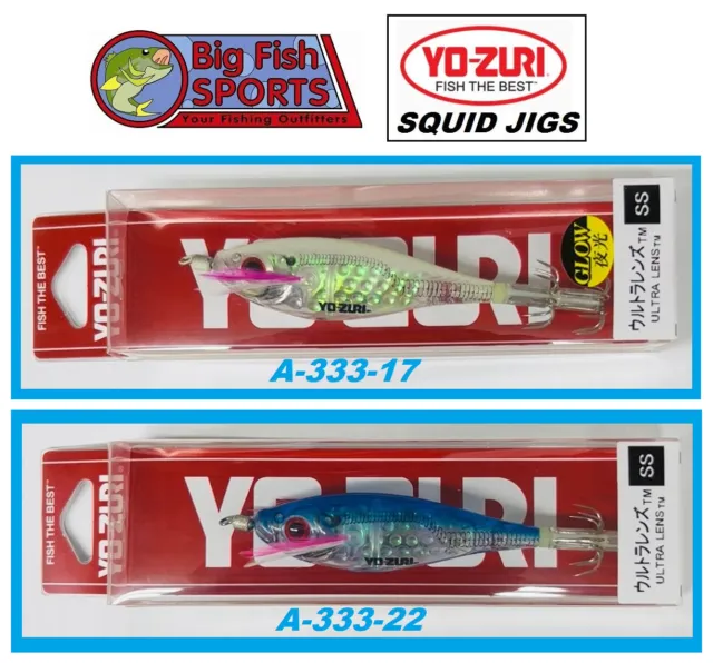 YO-ZURI STYLE SQUID JIG Bait Hi-Lo Sinking 3-3/4 In Jig Squiding Lure