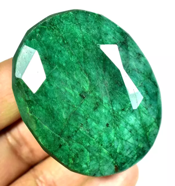 467.60 Ct Natural HUGE Green Zambian Emerald Certified Museum Oval Gemstone 2