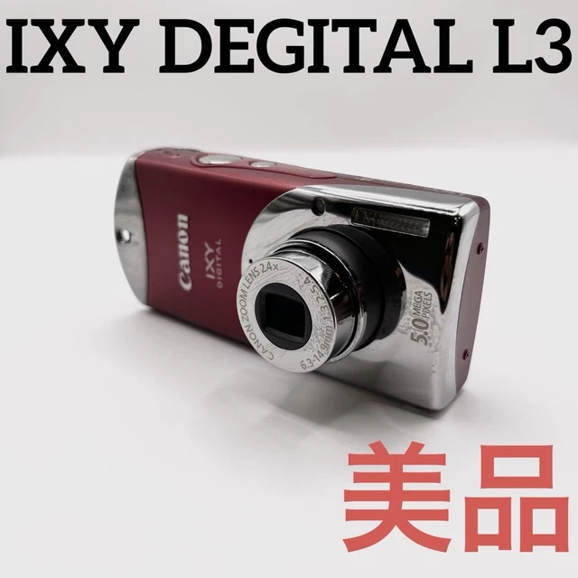 88.ixy Digital　Ｌ3 CANON IXY DIGITAL L3 Compact Camera Black 2.4x Battery