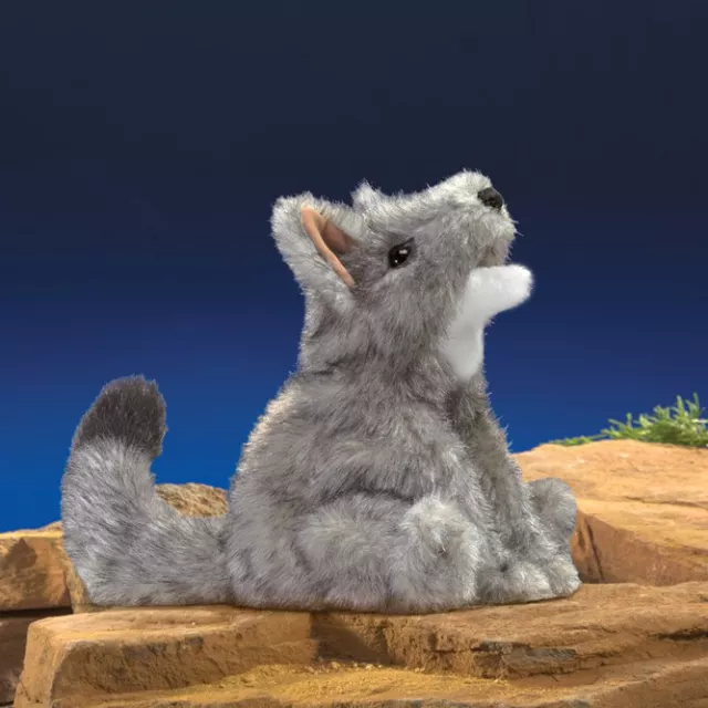 *SALE* New FOLKMANIS PUPPET Hand Stage Plush Toy WILD COYOTE Stuffed Animal