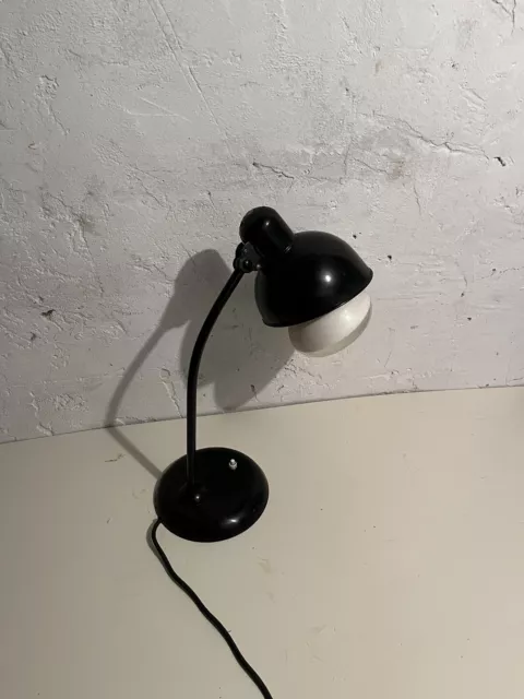 Original Kaiser Idell Schreibtischleuchte 6556 in schwarz Lampe Tischlampe