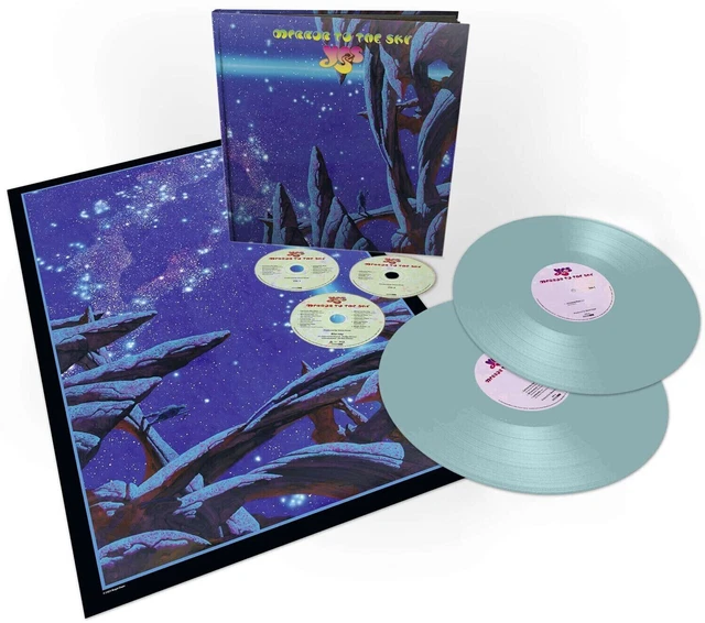 YES MIRROR TO The Sky Box Double Vinyl LP Blue + 2 CD + BluRay New