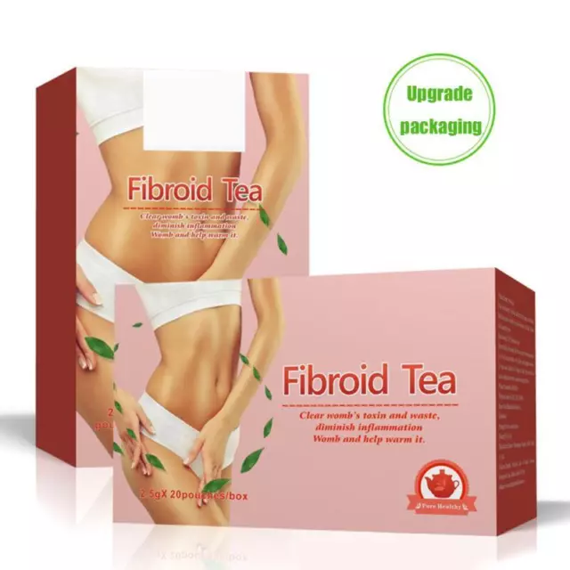 Para té de desintoxicación de útero fibroides femenino 20 paquetes limpieza de útero cálido SLS hierbas gratis
