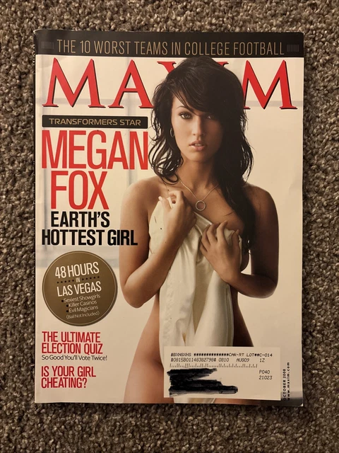 洋書 Maxim Megan Fox oct 2008 Amazon.com: Maxim (October, 2008) Megan Fox (Earth's Hottest Girl