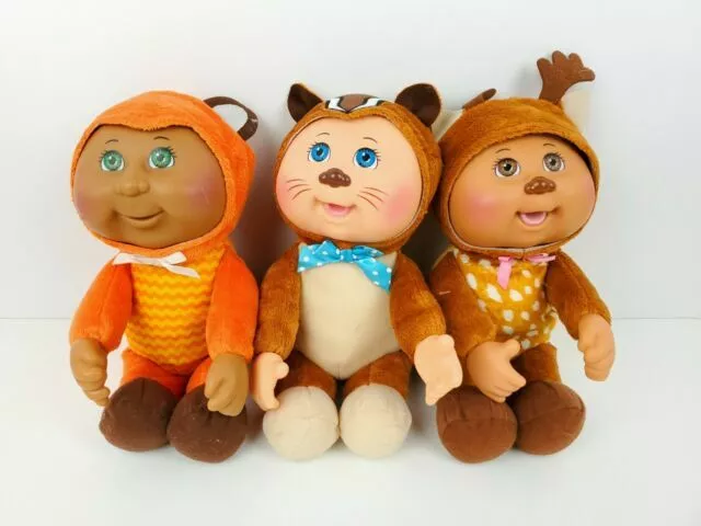 Cabbage Patch Kids Collectible Cuties Woodland Friends Pack of 3 - (2238832)