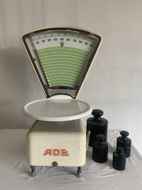 waage-mechanische-waage-historisch-alte-ade-ladenwaage-50er-60er