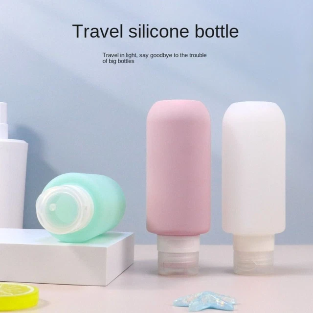Gran capacidad botella de silicona tubo de llenado botellas vacías recipiente aplastante