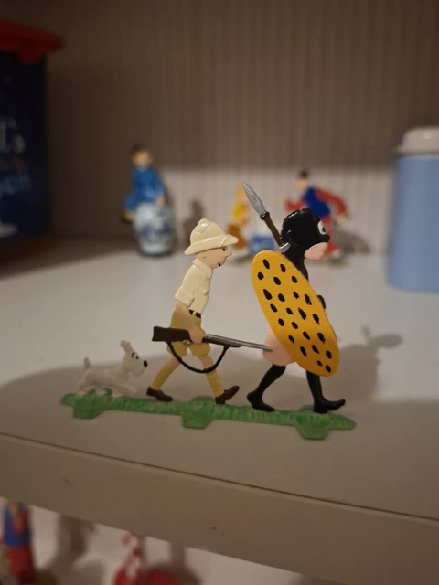 Figurine Pixi Tintin à Moto (Le Sceptre D'Ottokar) - 3500ex 1991, état Correct
