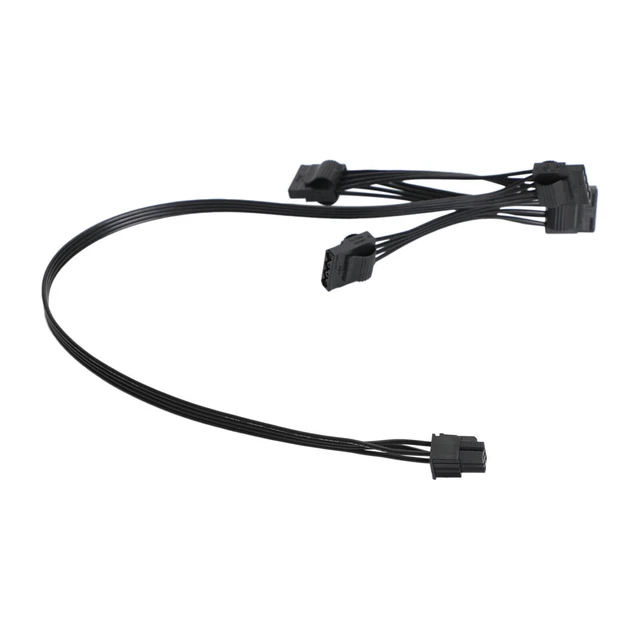 1 x 6 pin a 4x alimentatore moltiplicatore porta cavo per Corsair Modular serie RMX 9