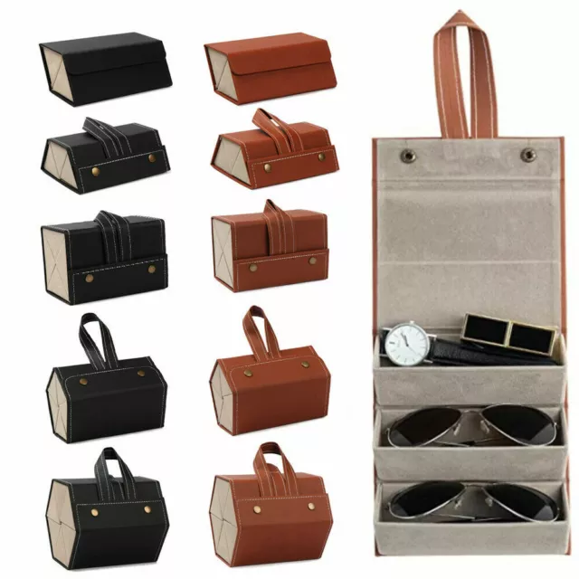 Portable Travel Glasses Organizer Storage Box Sunglasses Case Eyeglasses Holder`