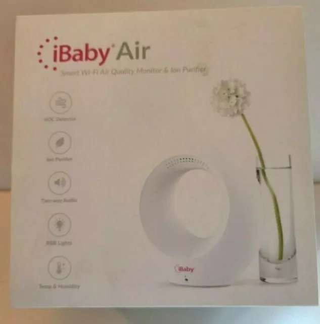 iBaby Air Smart Wifi Air Quality Monitor & Ion Purifier