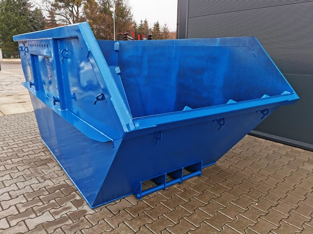 BAUSCHUTTCONTAINER 5,5M³ MULDEN-ABFALL-ABSETZ Container offen ...