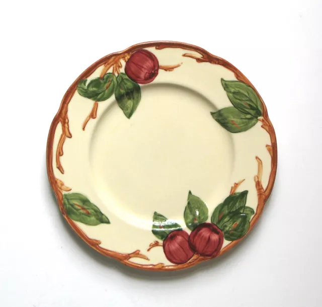 Vintage Franciscan Ware Luncheon / Dessert Plate, Apple Pattern, California USA