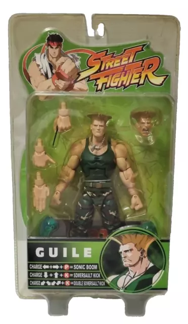 Unopened in Box - Guile SOTA Street Fighter 7" Action Figure - Super Rare!