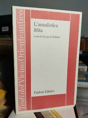 L'annalistica ittita del Monte paideia editrice 1993 sottolineato matita
