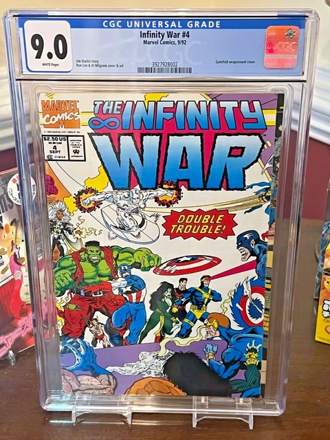 Marvel Comics Infinity War#4 (Gatefold Wraparound Cover), 1992 CGC 9.0
