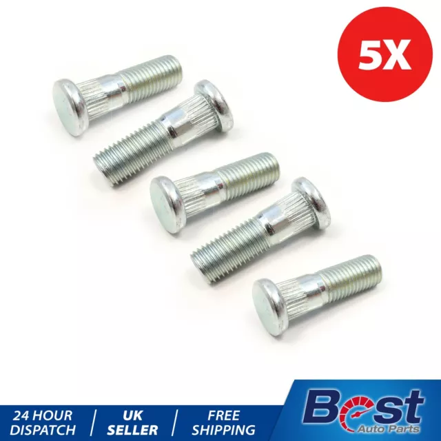 5X Wheel Bolt Stud Lug  Stud For Honda Accord Civic Jazz Hrv Integra Prelude Frv