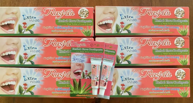 Isme RASYAN Herbal Girofle Dentifrice W Aloe Vera & Goyave Leaf 30gr X 6+2