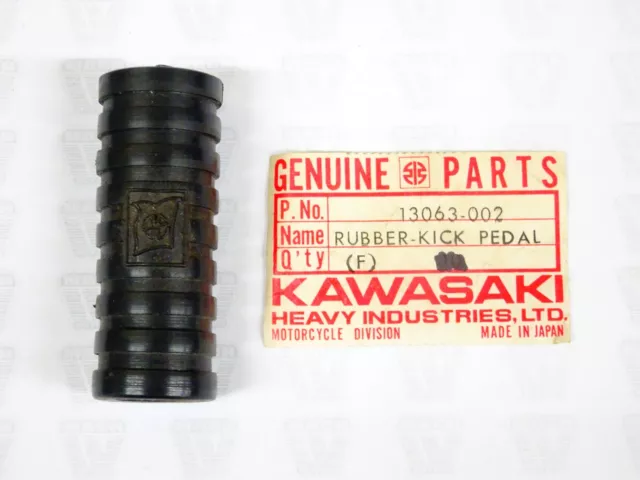 Kawasaki NOS NEW 13063-002 Kick Pedal Rubber AN EN G3 G4 G5 KD KE KH KM KS KV KL