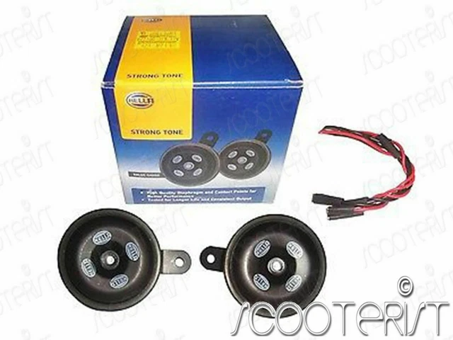 Hella S90 12V disco tipo clacson set tono strog per auto, SUV, moto, barca,...
